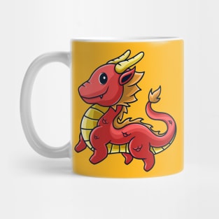 Cute Red Dragon Mug